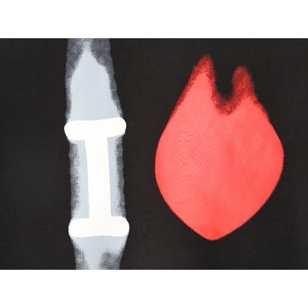 Balenciaga heart print short sleeves,Balenciaga