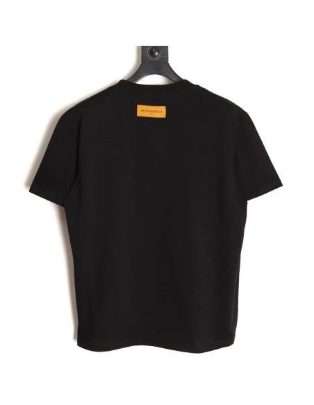 Louis Vuitton embroidered logo short-sleeved shirt TSK1,Louis Vuitton