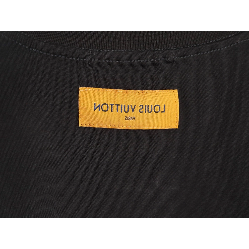 Louis Vuitton embroidered logo short-sleeved shirt TSK1,Louis Vuitton