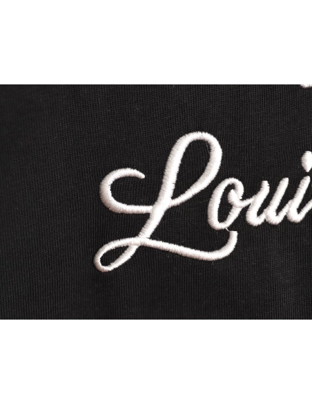 Louis Vuitton embroidered logo short-sleeved shirt TSK1,Louis Vuitton