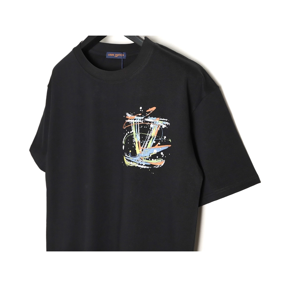 Louis Vuitton hand-painted short-sleeved T-shirt TSK1,Louis Vuitton