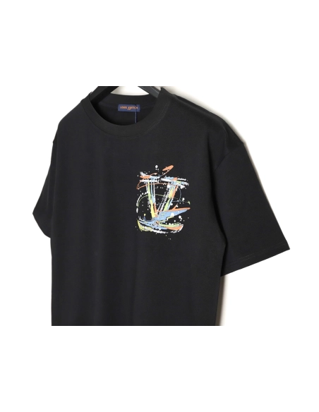 Louis Vuitton hand-painted short-sleeved T-shirt TSK1,Louis Vuitton