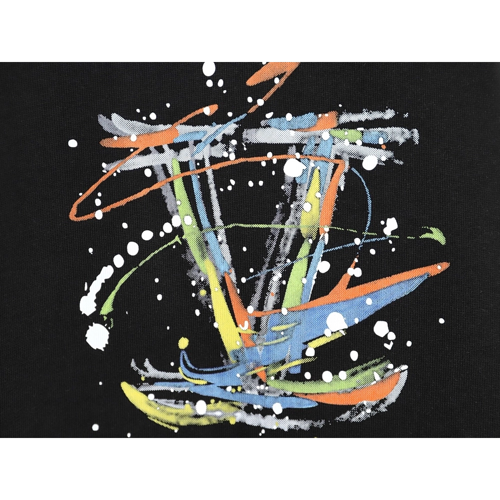 Louis Vuitton hand-painted short-sleeved T-shirt TSK1,Louis Vuitton
