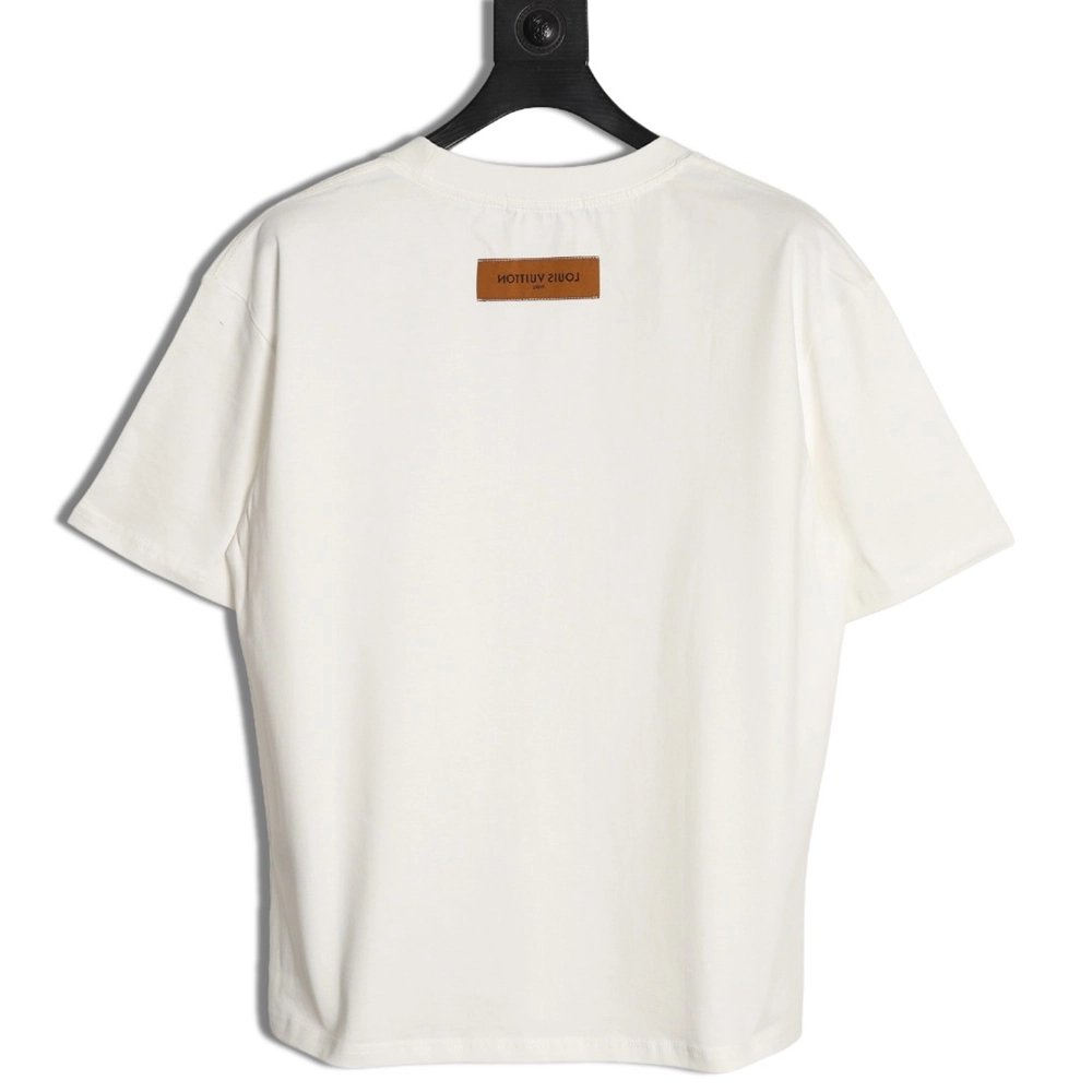 Louis Vuitton hand-painted short-sleeved T-shirt,Louis Vuitton