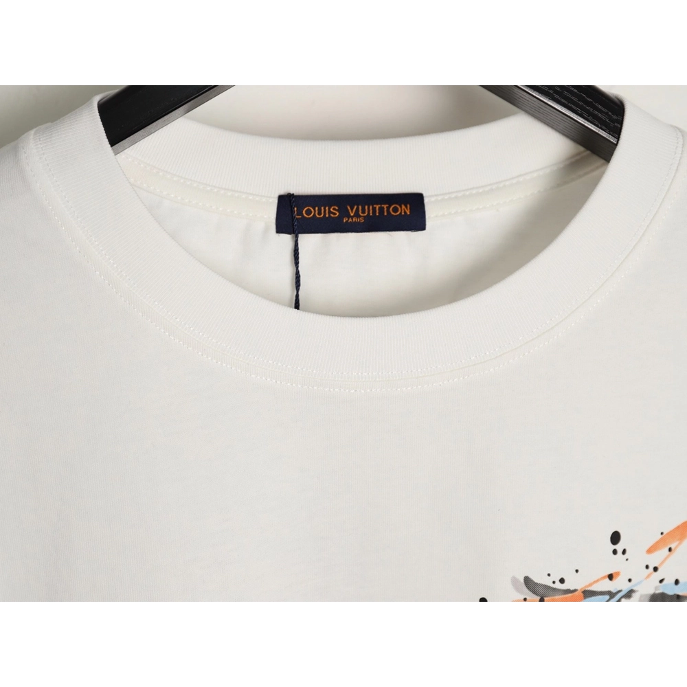 Louis Vuitton hand-painted short-sleeved T-shirt,Louis Vuitton