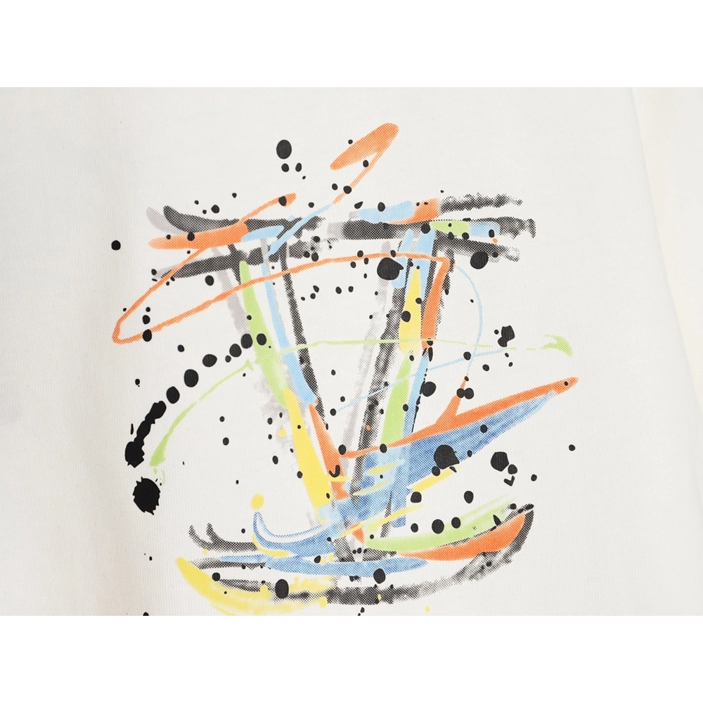 Louis Vuitton hand-painted short-sleeved T-shirt,Louis Vuitton