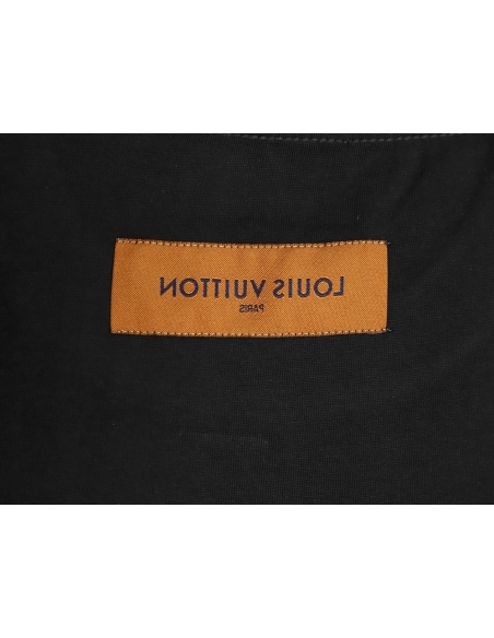 Louis Vuitton circle lettering short-sleeved T-shirt TSK1,Louis Vuitton