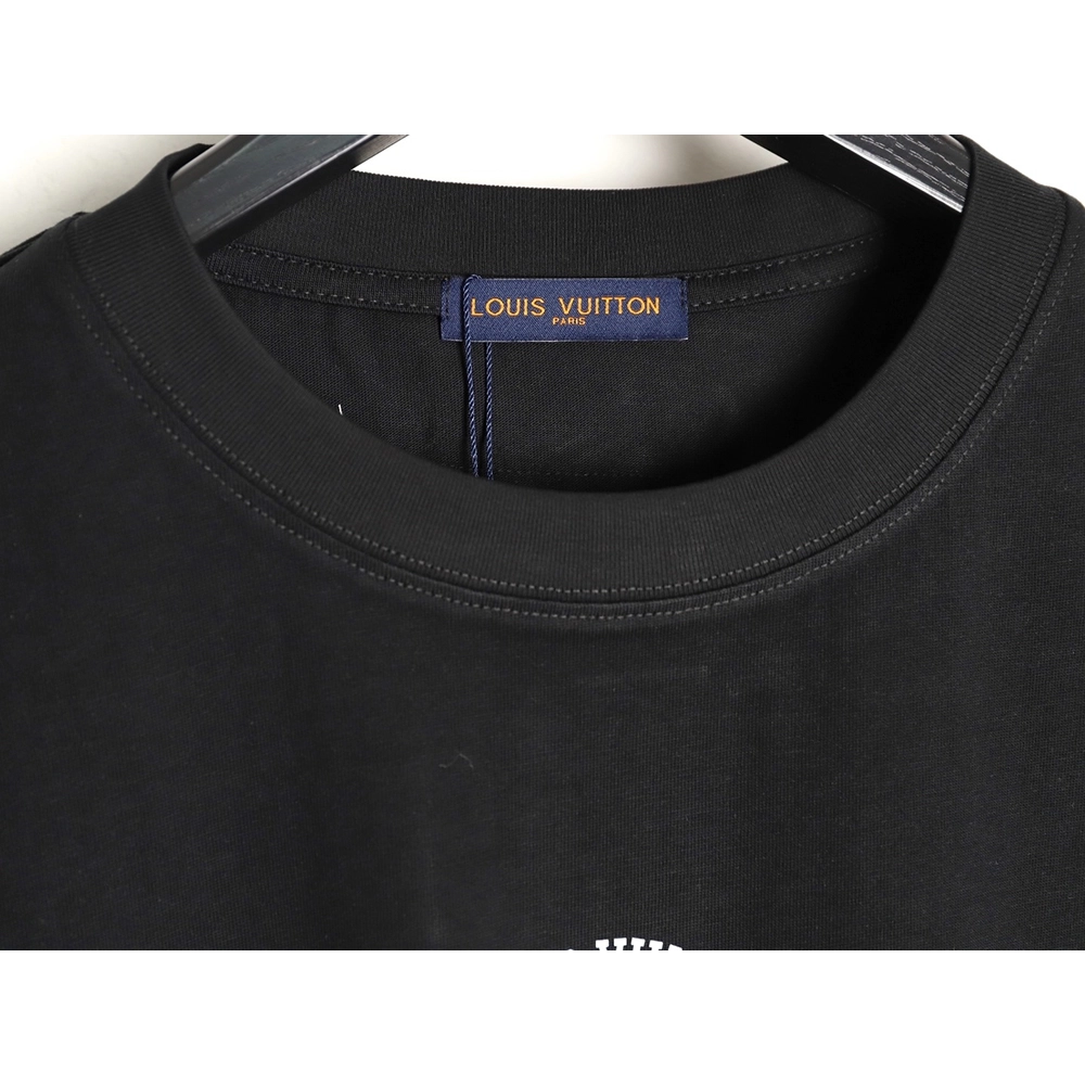 Louis Vuitton circle lettering short-sleeved T-shirt TSK1,Louis Vuitton