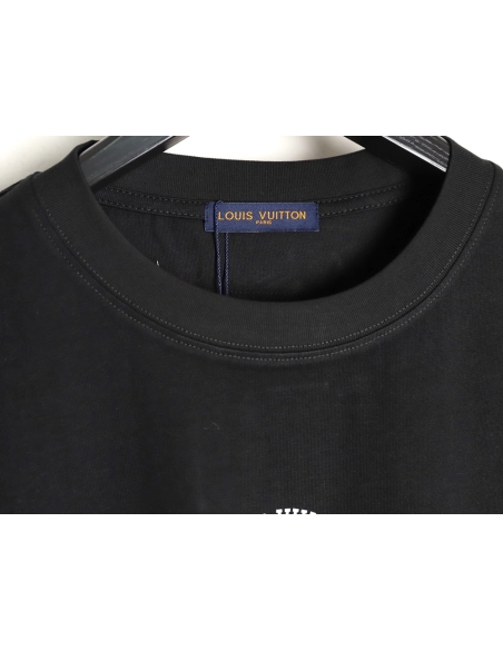 Louis Vuitton circle lettering short-sleeved T-shirt TSK1,Louis Vuitton