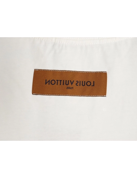 Louis Vuitton circle lettering short-sleeved T-shirt,Louis Vuitton