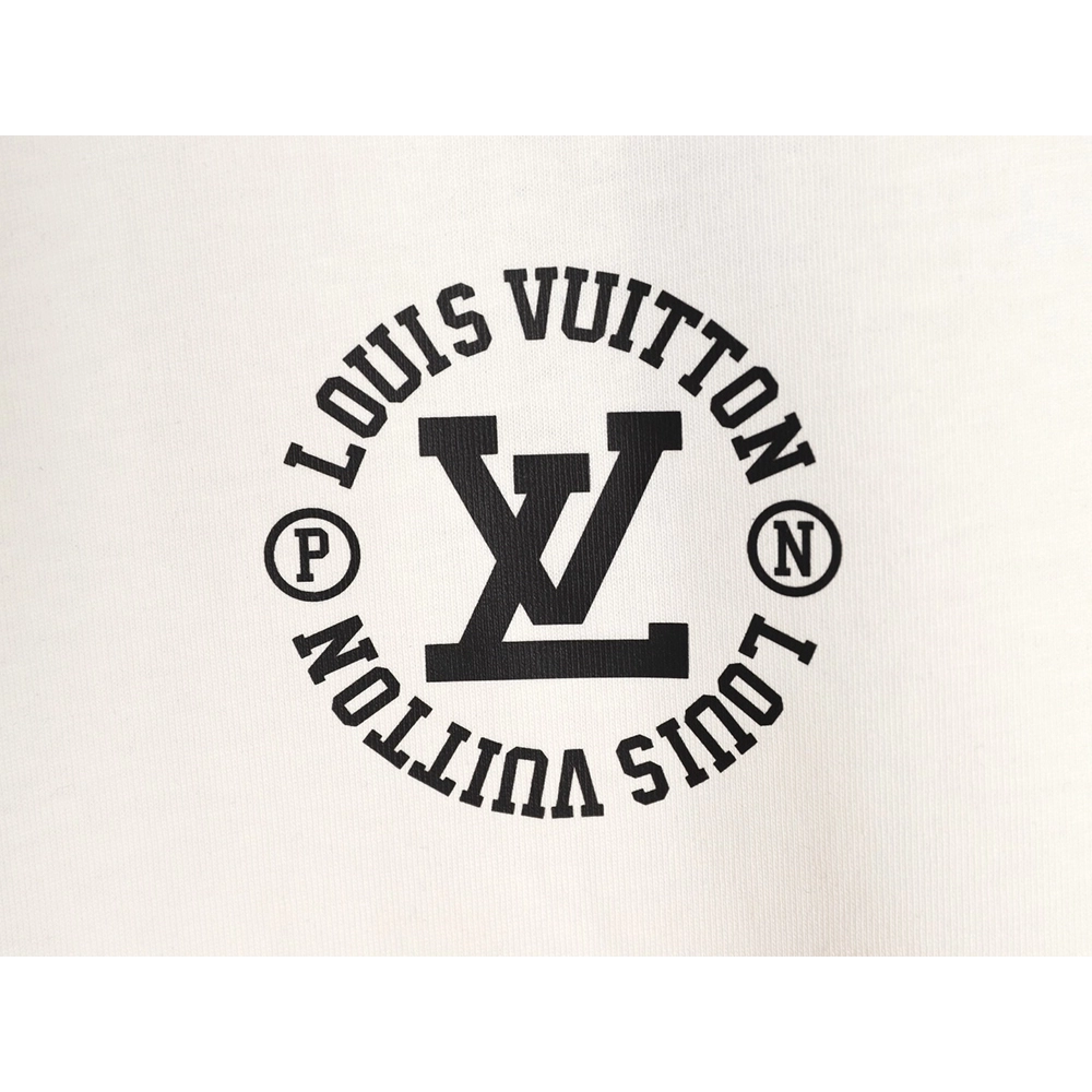 Louis Vuitton circle lettering short-sleeved T-shirt,Louis Vuitton