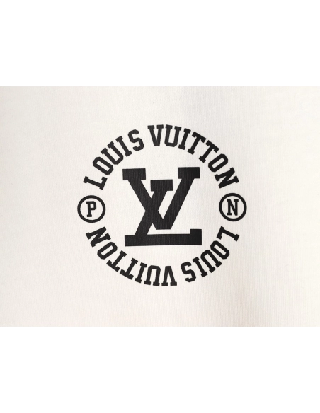 Louis Vuitton circle lettering short-sleeved T-shirt,Louis Vuitton