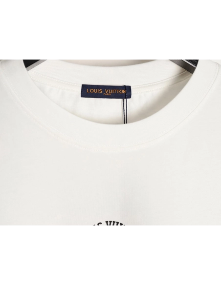 Louis Vuitton circle lettering short-sleeved T-shirt,Louis Vuitton