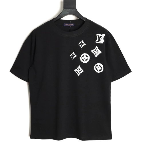 Louis Vuitton monogram graffiti short-sleeved T-shirt TSK1,Louis Vuitton