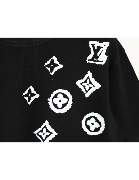 Louis Vuitton monogram graffiti short-sleeved T-shirt TSK1,Louis Vuitton