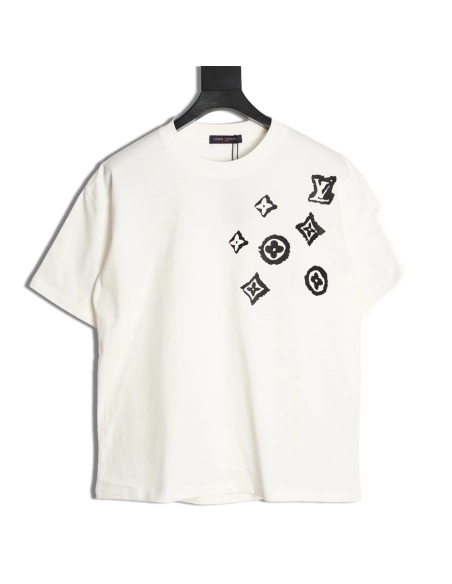 Louis Vuitton monogram graffiti short-sleeved T-shirt,Louis Vuitton