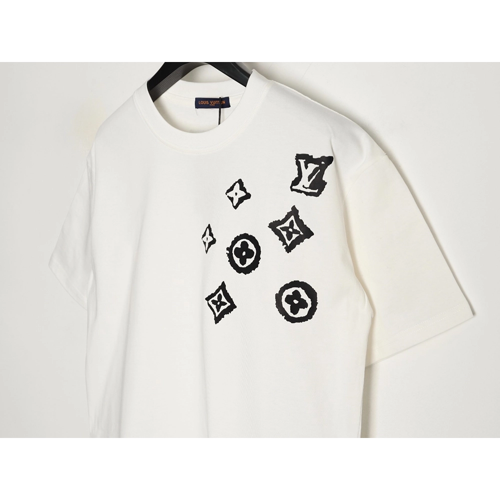 Louis Vuitton monogram graffiti short-sleeved T-shirt,Louis Vuitton