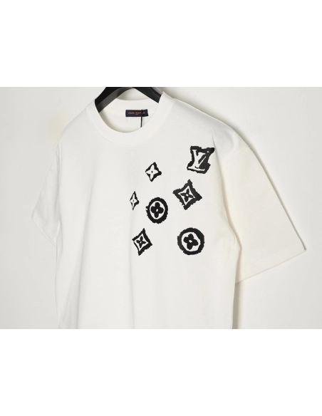 Louis Vuitton monogram graffiti short-sleeved T-shirt,Louis Vuitton