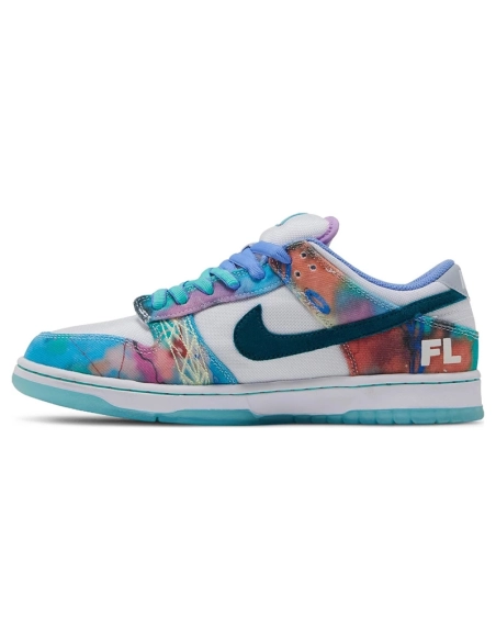 Futura Laboratories x Dunk Low SB Bleached Aqua,Dunk SB,NIKE SHOES Reps
