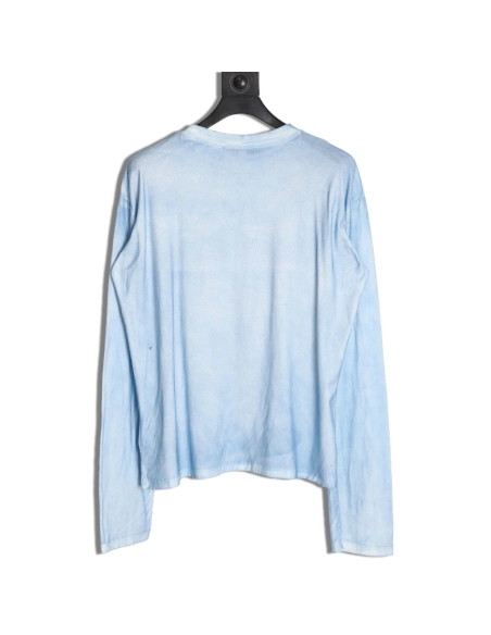 Acne Studios 1996 sandblasted distressed washed long-sleeved T-shirt TSK2,Chrome Hearts