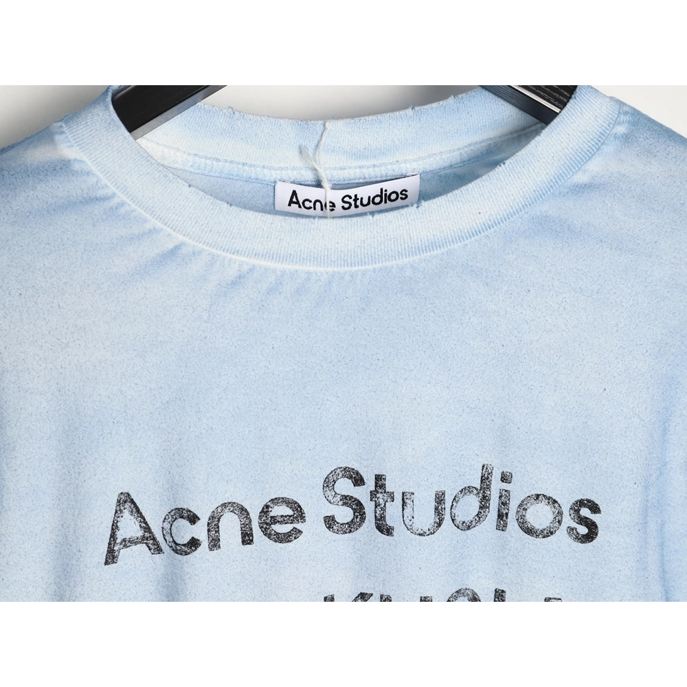 Acne Studios 1996 sandblasted distressed washed long-sleeved T-shirt TSK2,Chrome Hearts