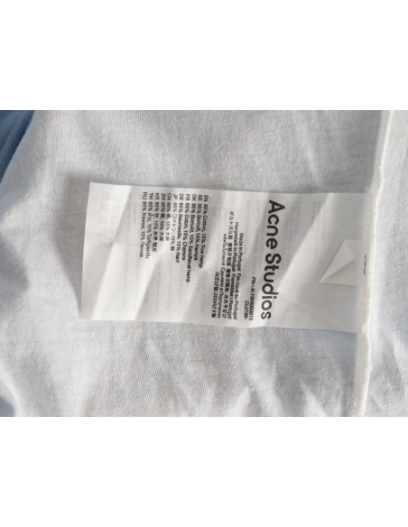 Acne Studios 1996 sandblasted distressed washed long-sleeved T-shirt TSK2,Chrome Hearts