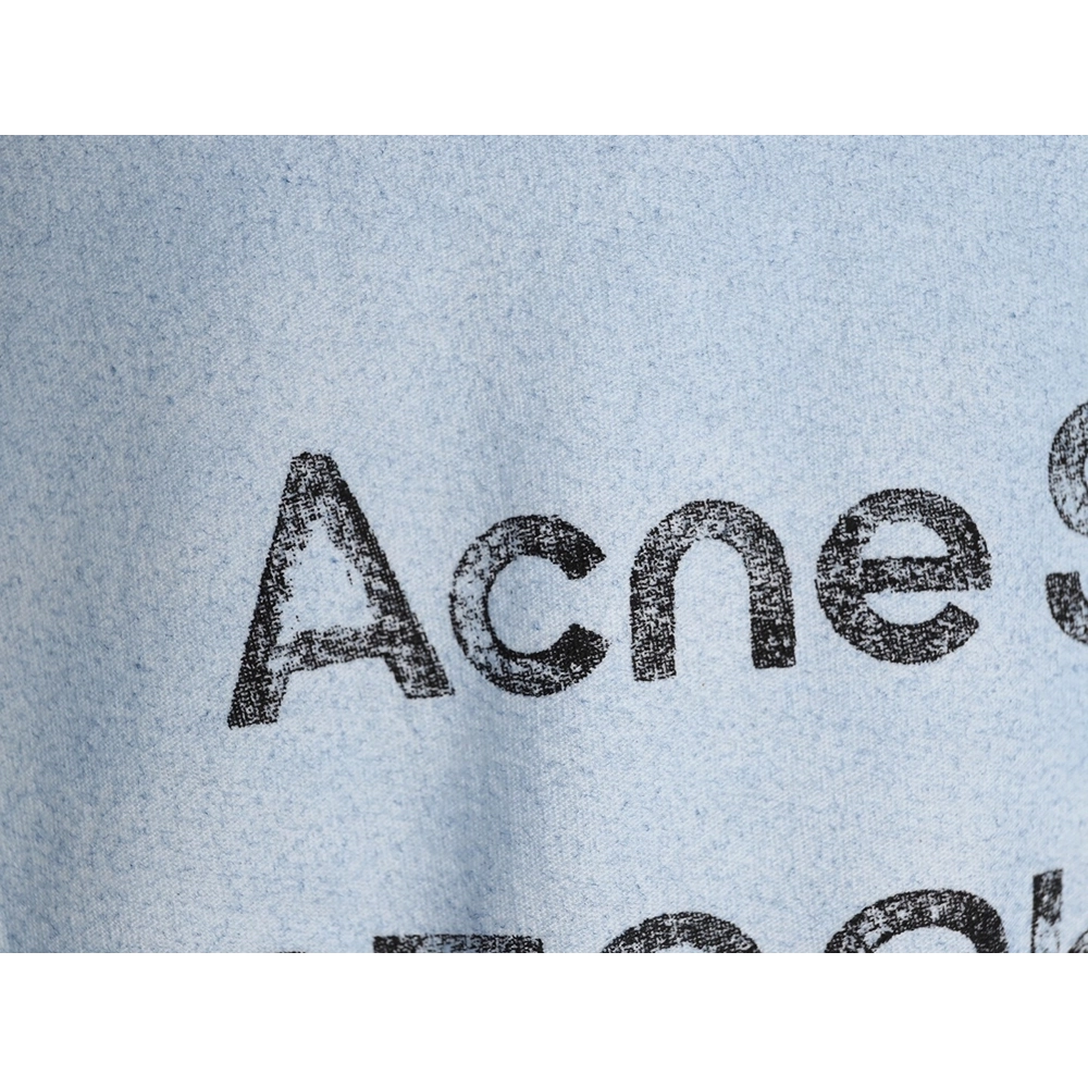 Acne Studios 1996 sandblasted distressed washed long-sleeved T-shirt TSK2,Chrome Hearts