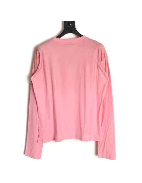 Acne Studios 1996 sandblasted distressed washed long-sleeved T-shirt TSK1,Chrome Hearts