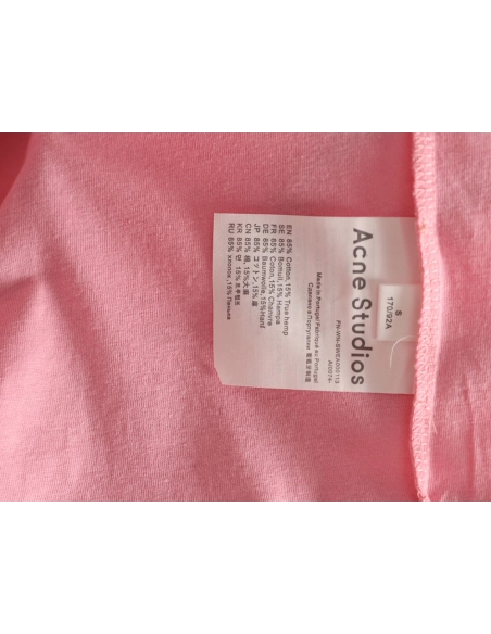 Acne Studios 1996 sandblasted distressed washed long-sleeved T-shirt TSK1,Chrome Hearts