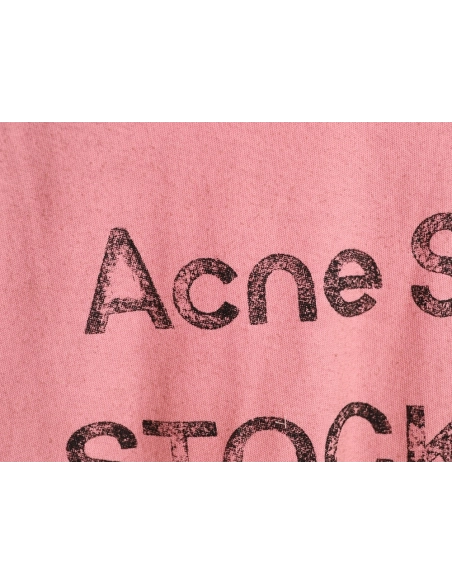 Acne Studios 1996 sandblasted distressed washed long-sleeved T-shirt TSK1,Chrome Hearts