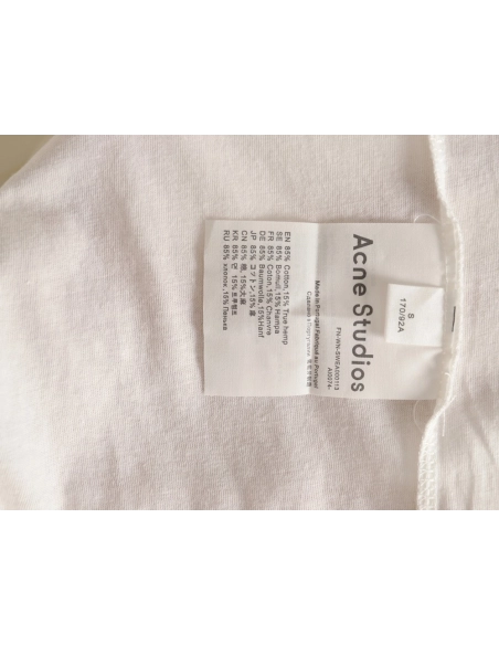 Acne Studios 1996 sandblasted distressed washed long-sleeved T-shirt,Chrome Hearts