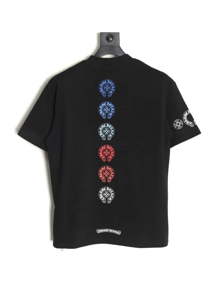 Chrome Hearts colorful logo short-sleeved T-shirt,Chrome Hearts