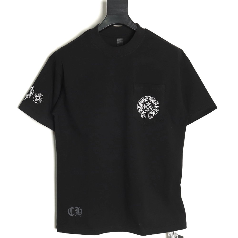Chrome Hearts colorful logo short-sleeved T-shirt,Chrome Hearts