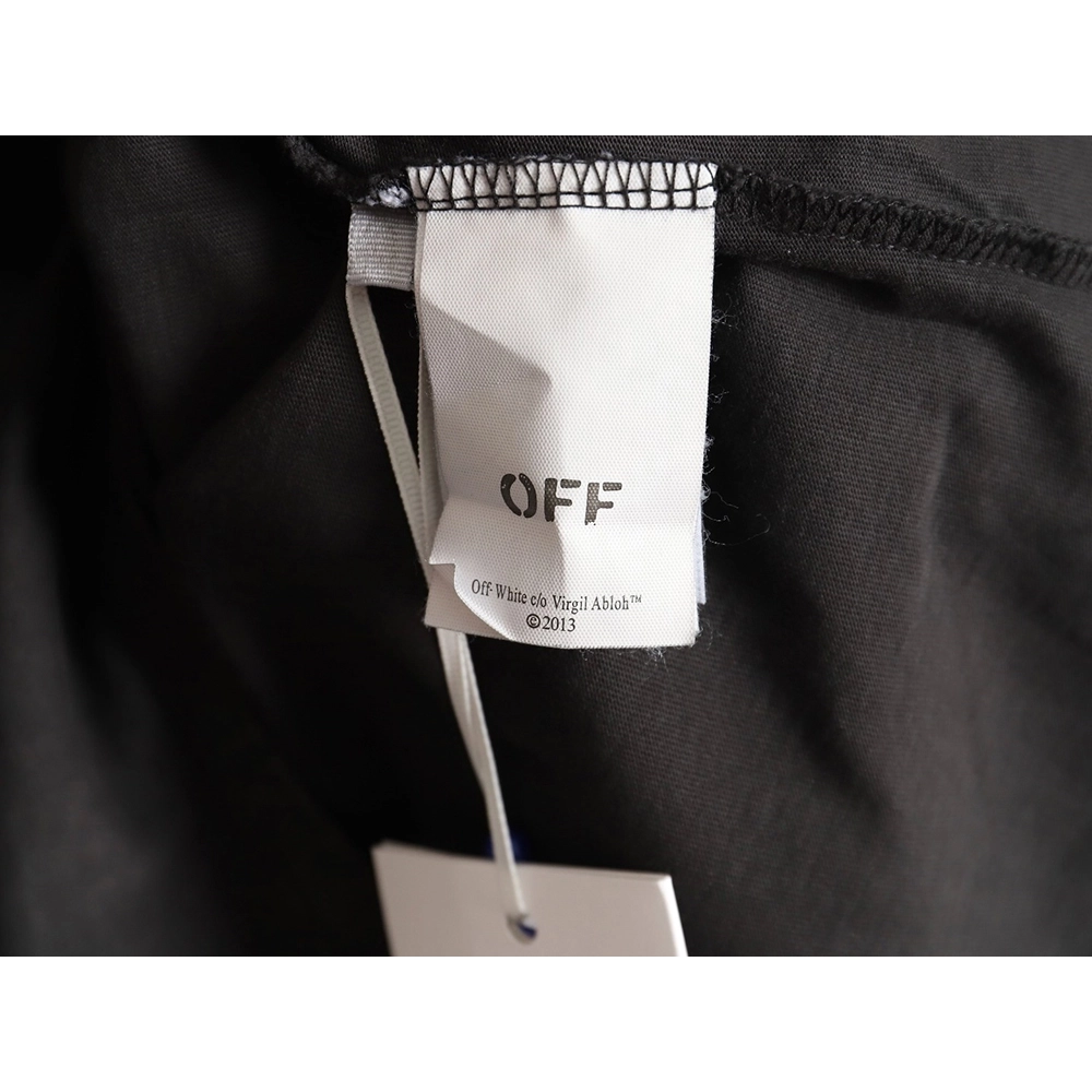 Off-white chest hymn Mary print washed short sleeves,Off White