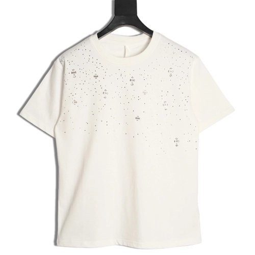 Chrome Hearts Gypsophila rhinestone short-sleeved T-shirt,Chrome Hearts