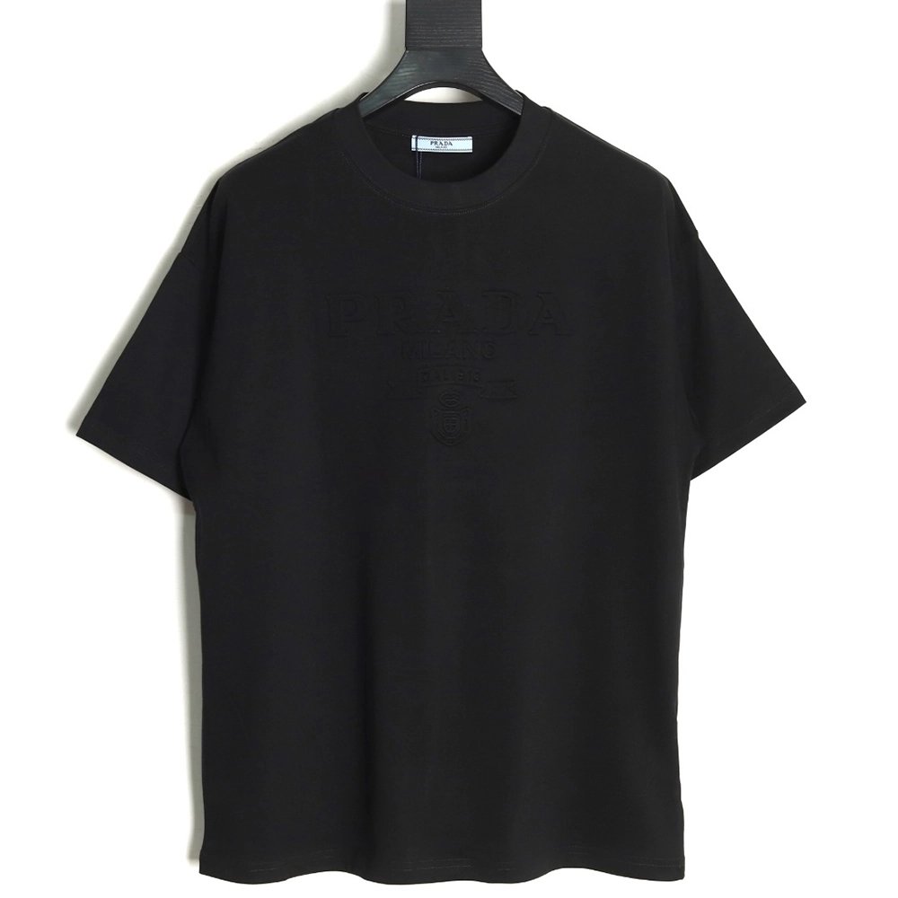 Prada embossed logo short-sleeved shirt TSK1,Prada