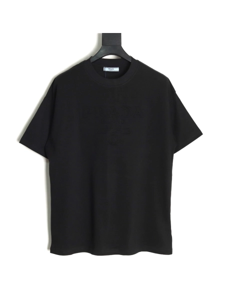 Prada embossed logo short-sleeved shirt TSK1,Prada