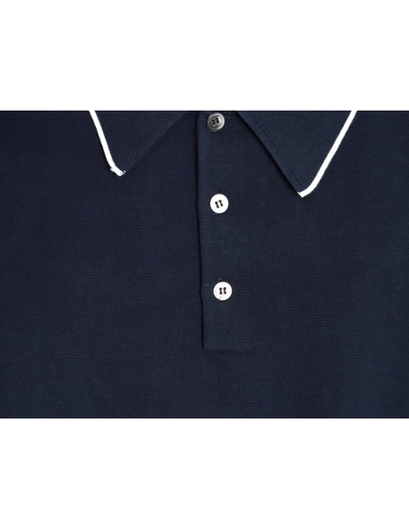 Dior embroidered small logo knitted Polo short-sleeved,Dior