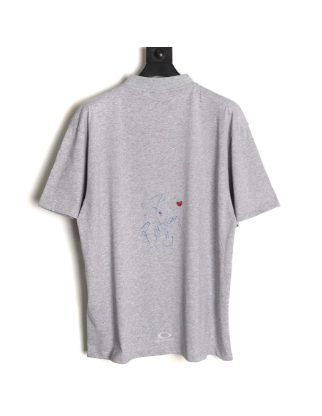 Balenciaga Britney washed round neck short sleeve T-shirt,Balenciaga