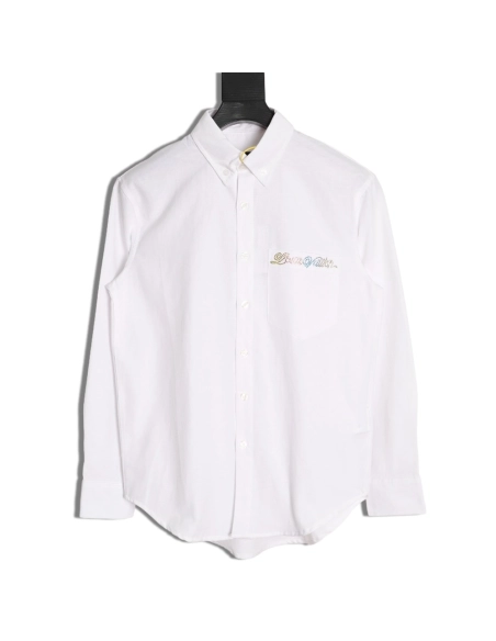 Louis Vuitton colorful rhinestone shirt,Louis Vuitton