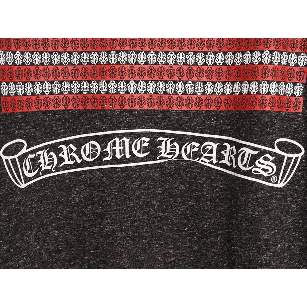 Chrome Hearts Vintage Sanskrit Flag Stars and Stripes Long Sleeve T-shirt,Chrome Hearts