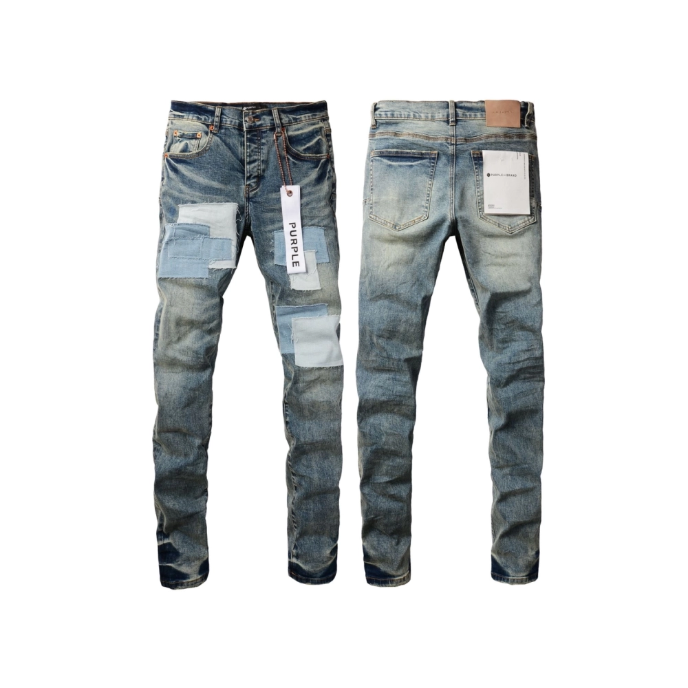 Purple Fashion Jeans USA 015