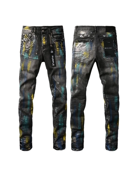 Purple Fashion Jeans USA 025