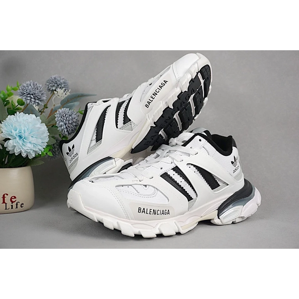 Adidas x Balenciaga Track Forum Low Shoes White Black