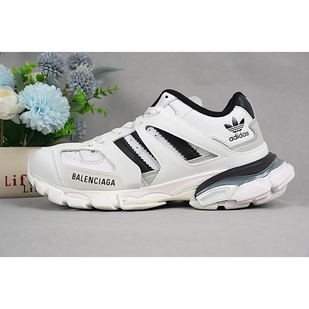 Adidas x Balenciaga Track Forum Low Shoes White Black