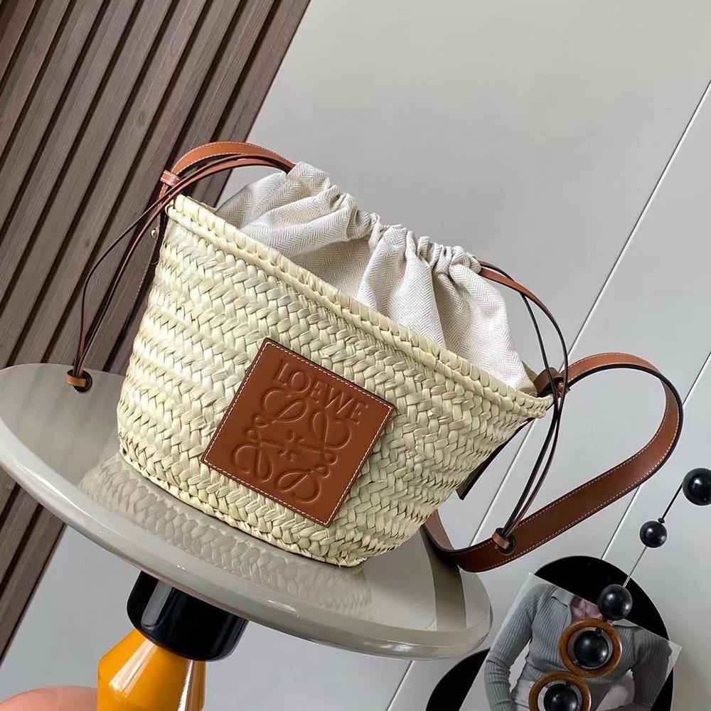Loewe Drawstring bucket Bags 222X01 28X19X18cm,Loewe Bags