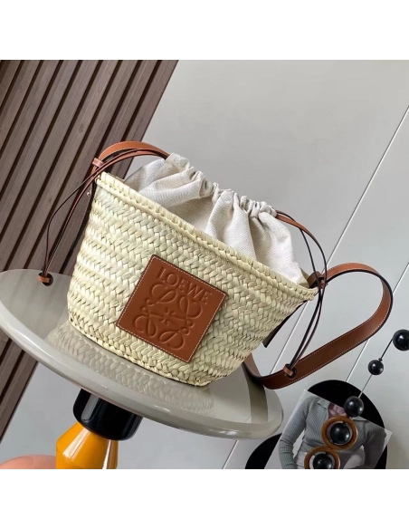 Loewe Drawstring bucket Bags 222X01 28X19X18cm,Loewe Bags