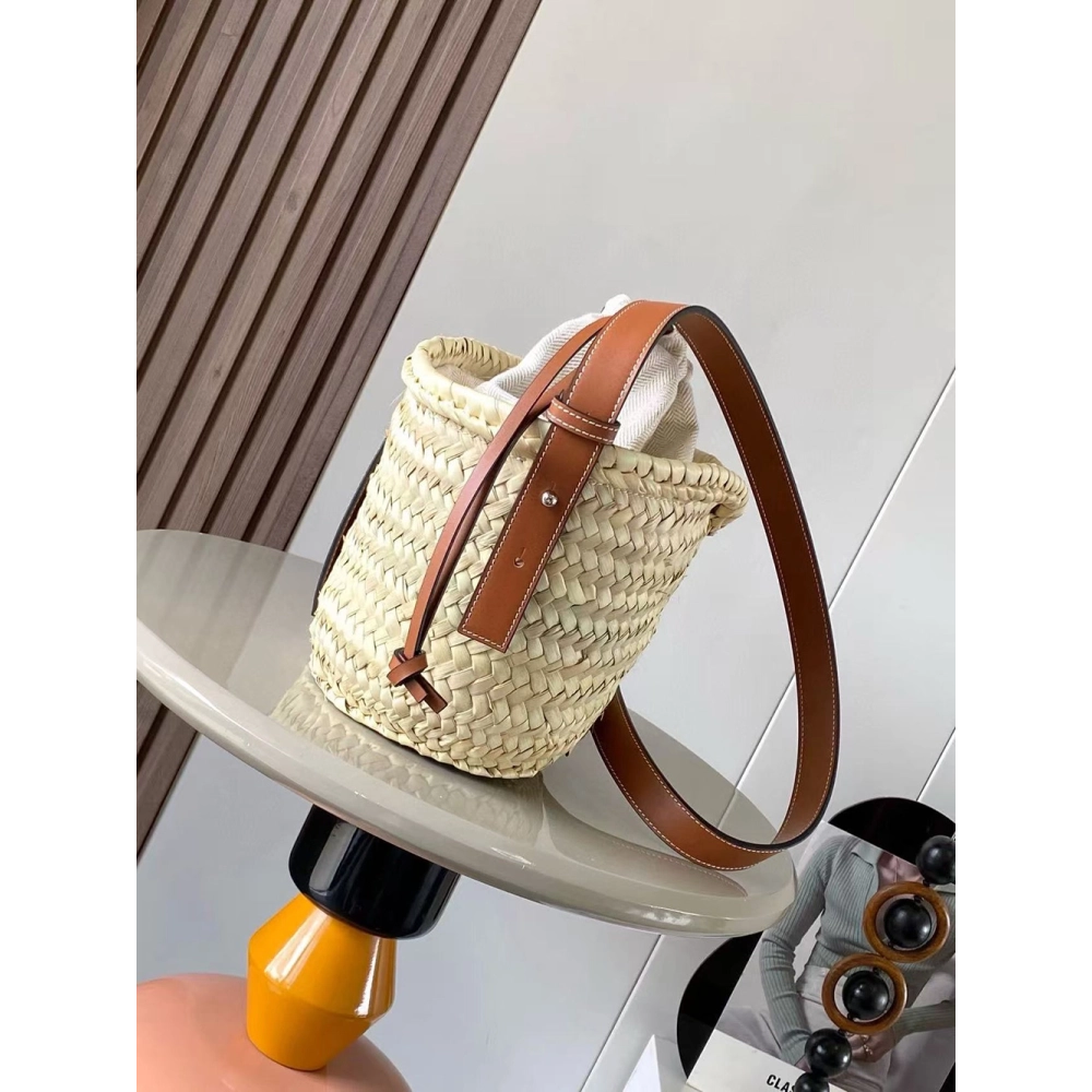 Loewe Drawstring bucket Bags 222X01 28X19X18cm,Loewe Bags
