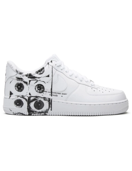 Supreme x Comme des Garons SHIRT x Air Force 1 Low Eyes,NIKE AIR FORCE