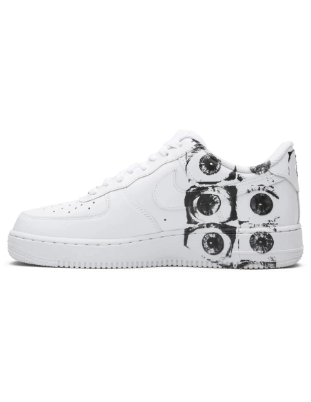 Supreme x Comme des Garons SHIRT x Air Force 1 Low Eyes,NIKE AIR FORCE
